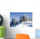 sunny day in winter Wall Mural
