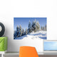 sunny day in winter Wall Mural