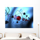 Render Molecule Wall Mural