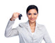 Woman with Car Keys