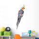 Yellow Corella Parrot Wall Decal