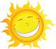 Happy Smiling Sun Character