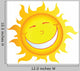 Happy Smiling Sun Character
