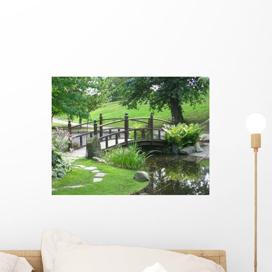 Bridge Japanese Garden Wall Decal
