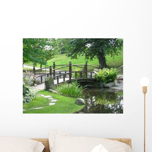 Bridge Japanese Garden Wall Decal