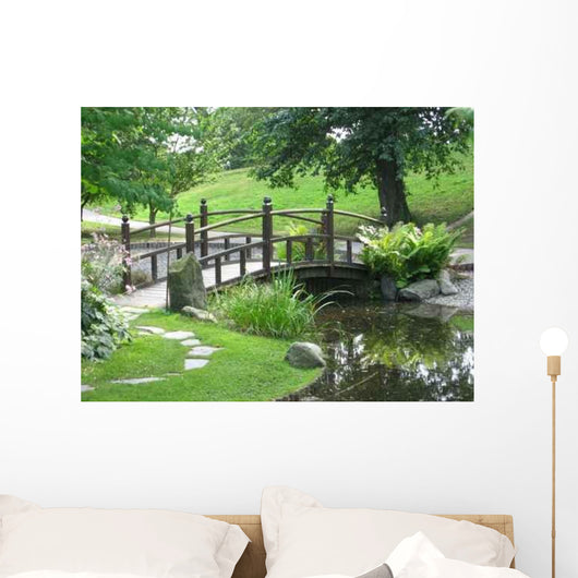 Bridge Japanese Garden Wall Decal