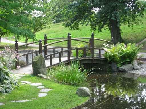 Bridge Japanese Garden Wall Decal