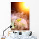 abstract photo of surreal earth and solar system Wall Mural