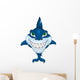 Smiling shark Wall Decal