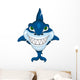 Smiling shark Wall Decal