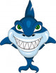 Smiling shark Wall Decal