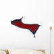 Aladdin's Red Magic Carpet Wall Decal