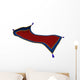 Aladdin's Red Magic Carpet Wall Decal
