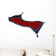 Aladdin's Red Magic Carpet Wall Decal