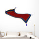 Aladdin's Red Magic Carpet Wall Decal