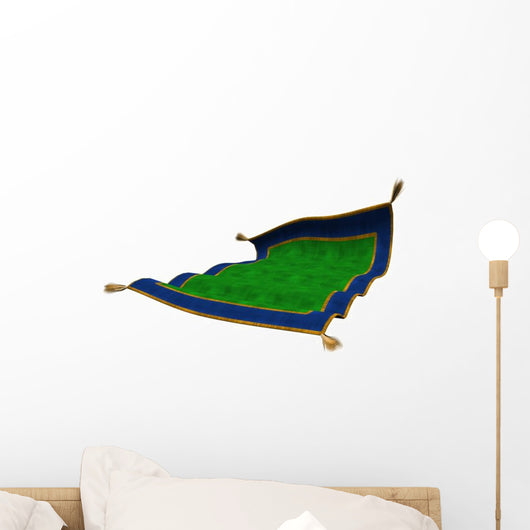 Aladdin's Green Magic Carpet Wall Decal