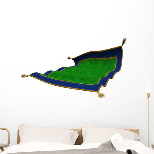 Aladdin's Green Magic Carpet Wall Decal