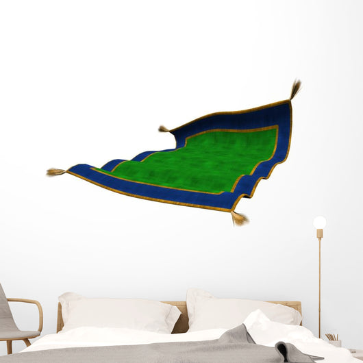 Aladdin's Green Magic Carpet Wall Decal
