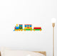Children Train Illustration Wall Decal