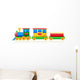Children Train Illustration Wall Decal