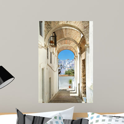 White Village Andalucia shown on a wall