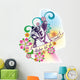 French Bulli Tattoo Wall Decal