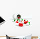 Illustration Colorful Capsules Wall Mural