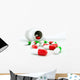 Illustration Colorful Capsules Wall Mural