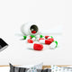 Illustration Colorful Capsules Wall Mural