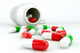 Illustration Colorful Capsules Wall Mural