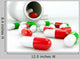 Illustration Colorful Capsules Wall Mural