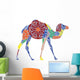 Camel in the Arab Ornament Wall Decal