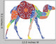 Camel in the Arab Ornament Wall Decal