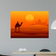 Silhouette Illustration Arabian Riding