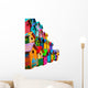 Set Nesting Boxes Wall Decal