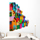 Set Nesting Boxes Wall Decal