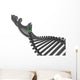 3D Dna Model Wall Decal