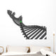 3D Dna Model Wall Decal