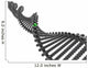 3D Dna Model Wall Decal