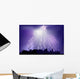 Light Lightning above City