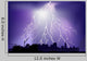 Light Lightning above City