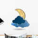 Gold Crescent Moon and