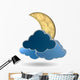 Gold Crescent Moon and