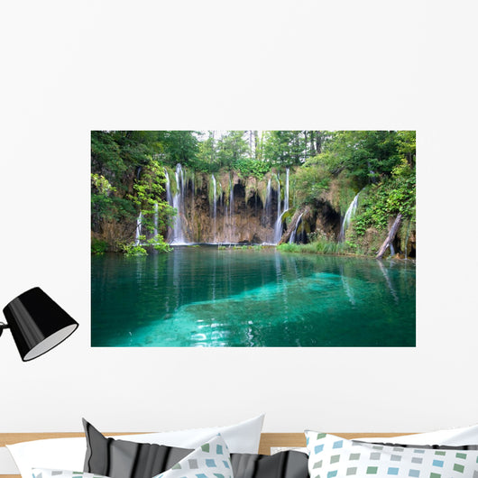 Lake and Waterfalls Wall Mural
