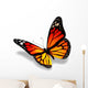 Yellow-orange Butterfly White Wall Decal