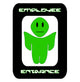 Employee Entrance Alien Sign Wall Mural