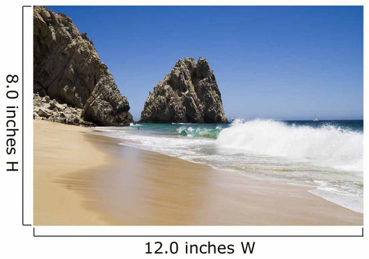 Lover's Beach and Pacific 6 Wall Mural
