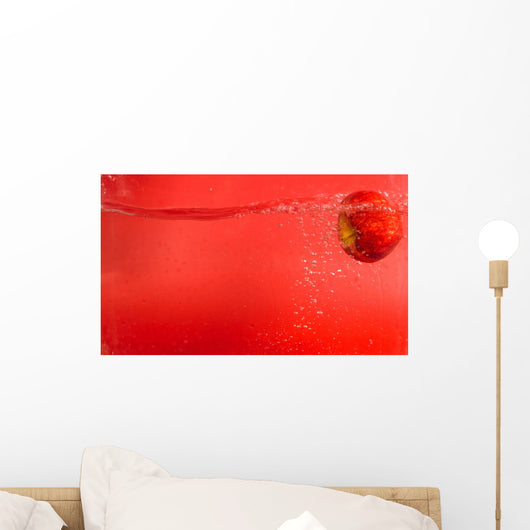Apple Red Water Wall Mural