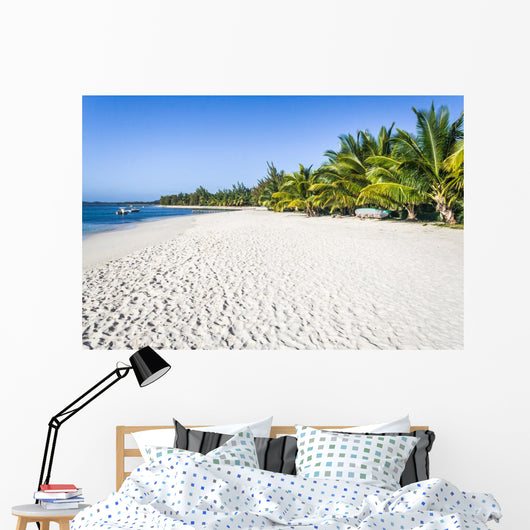 White Sand Beach Wall Mural