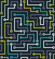 Seamless Color Electronic Pattern Wall Decal